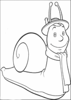 coloriage le manege enchante ambroise l escargot